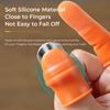 Thumb Cutter Fruit Vegetable Picking Cutter Set Silicone Finger Cots Pruning Portable Garden Tool for Strawberry Grape Branches