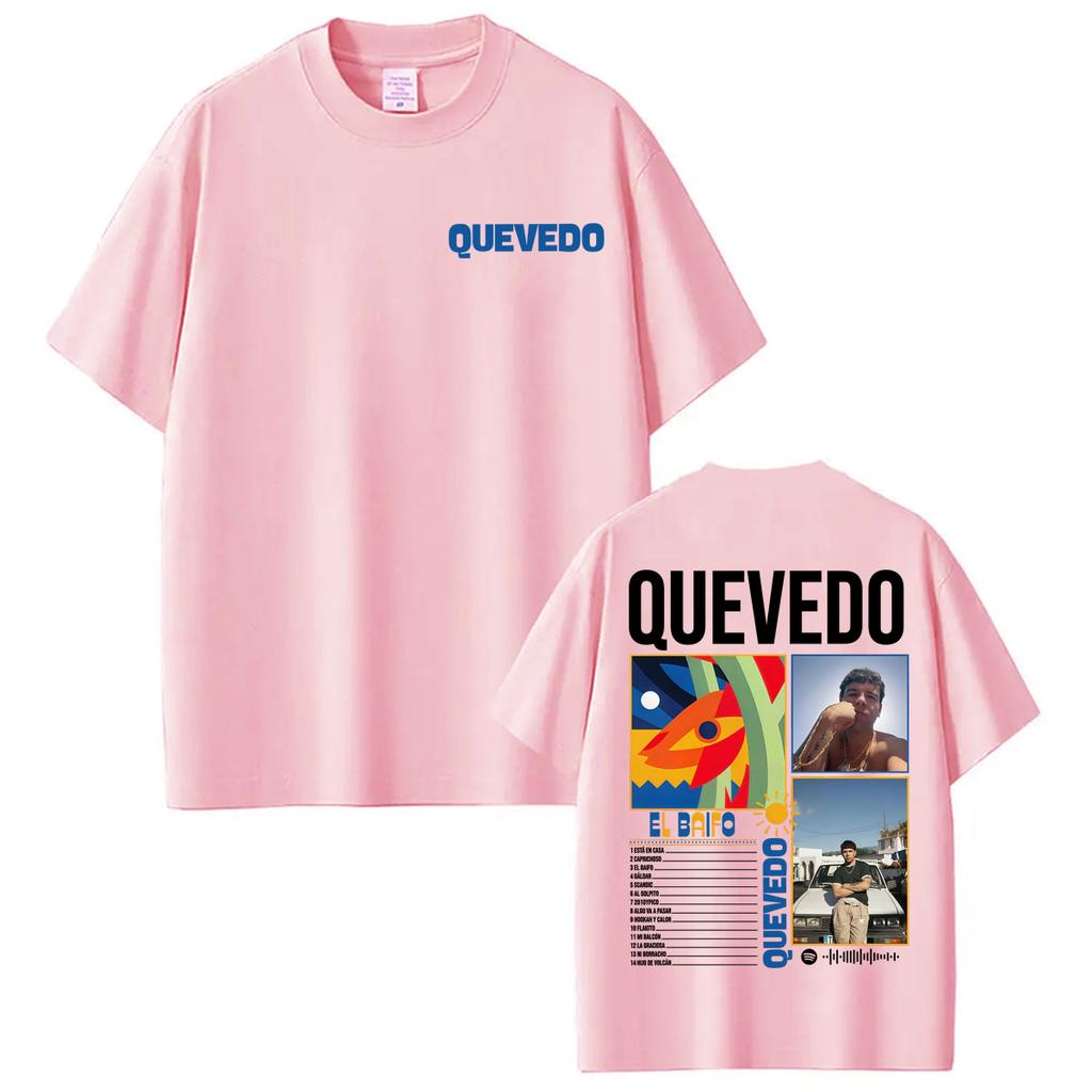 Rapper Quevedo 2026 EL BAIFO Graphic Tshirts for Unisex Women Harajuku Vintage Gothic T Shirt Casual 100 Cotton Oversized Tshirt