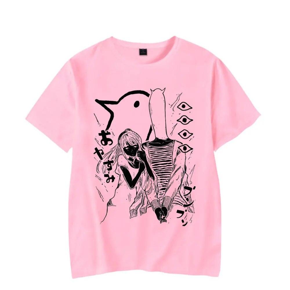 

Oyasumi Goodnight PunPun Футболка з коротким рукавом Жіноча унісекс модна футболка з круглим вирізом унісекс XL