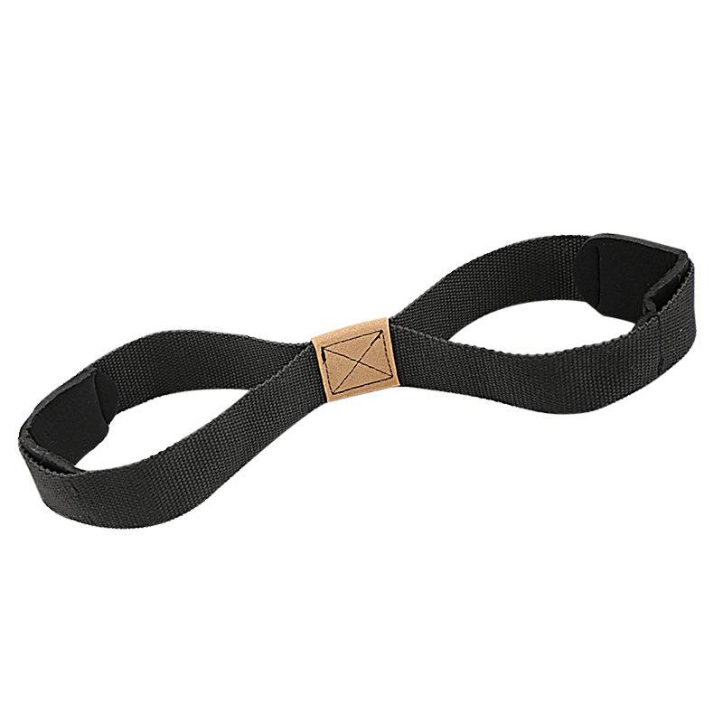 

Спортивный ремешок-грип 8-образной формы против скольжения для подтягиваний, фитнес-тренировок, занятий в спортзале, защита для рук, подтягивания и фитнес-тренировки чёрный