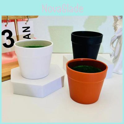Classic Plastic Flower Pot With Foam Insert For Indoor Garden Decor