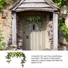 Flower Swag, Artificial Lemon Floral Swag, Door Swag Wreath Twig Simulation Hanging Ornament for Home Wedding Wall Door Decoration