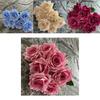 Artificial Bouquet Roses For Wedding Decor Photography Props And Styling Home