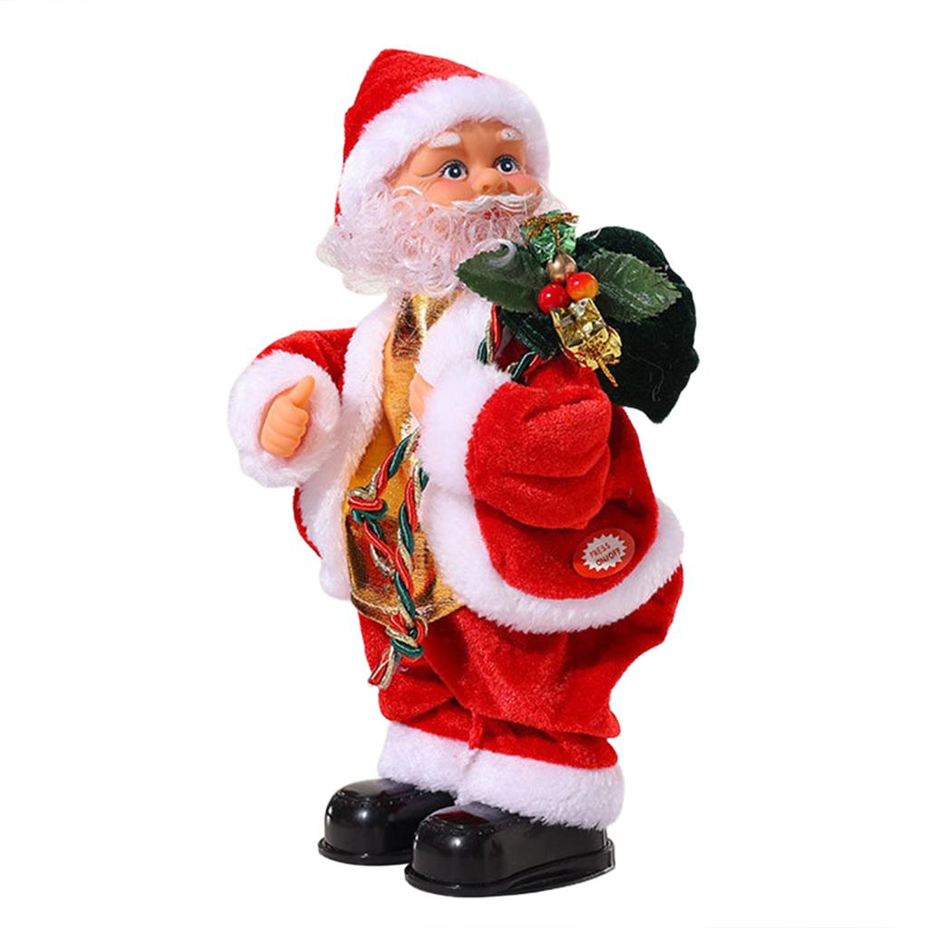 Musical Electric Twerking Santa Funny Electric Animated Santa Toy Home Decoration for Kids Children