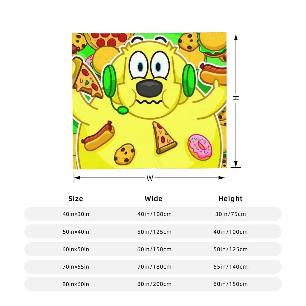 Tylers And Snowi Gaming Fleece Blankets Game Anime Customized Throw Blankets for Home Hotel Sofa 125*100cm Rug Piece