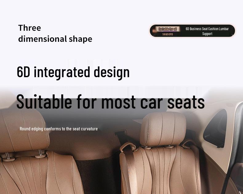 Nezha U/S & V/N01 Car Seat Cushions: Lumbar Support, Four Seasons Universal Fit