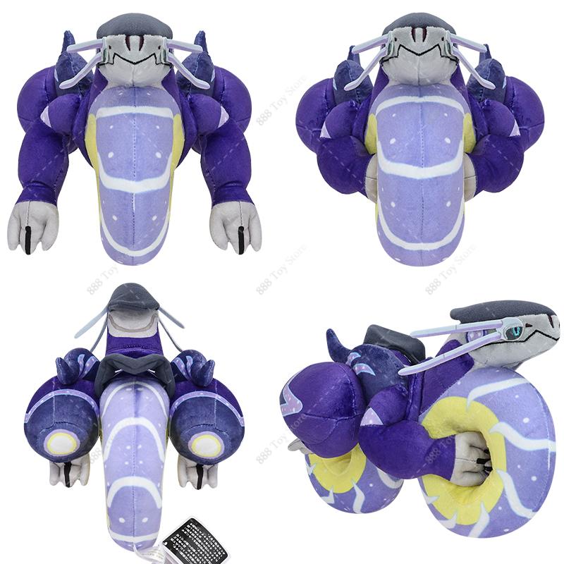 Plush Koraidon Miraidon Motorcycle Form Shiny Lycanroc Midday Form Lunala Solgaleo Zacian Zamazenta Stuffed Peluche Toys