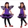 Kawaii Kids Witch Dress Set Pointy Hat Halloween Cosplay Costumes  Carnival
