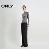 Only Women's Elegant Slim Fit Solid Knit Sweater