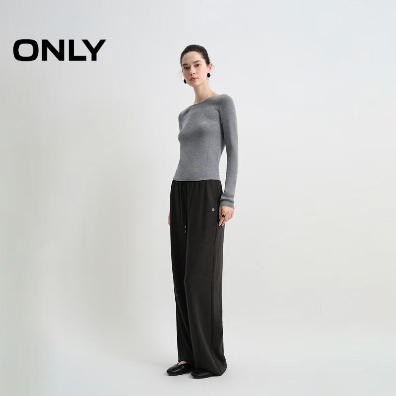 ONLY Women's Elegant Slim Fit Solid Knit Sweater