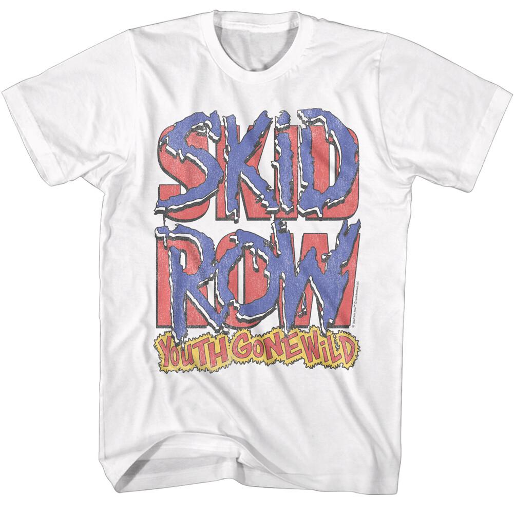 Skid Row Band Logo Youth Gone Wild Men T Metal Tour Music Merch S