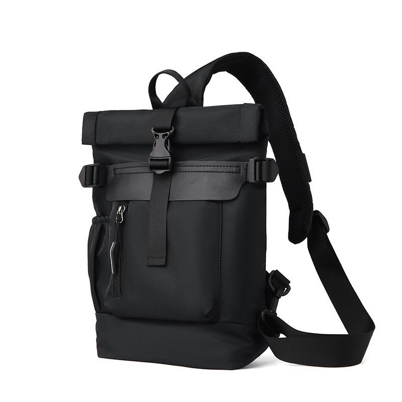 Men's breast bag New business commuter messenger nylon shoulder bag Chest bag Large capacity bag