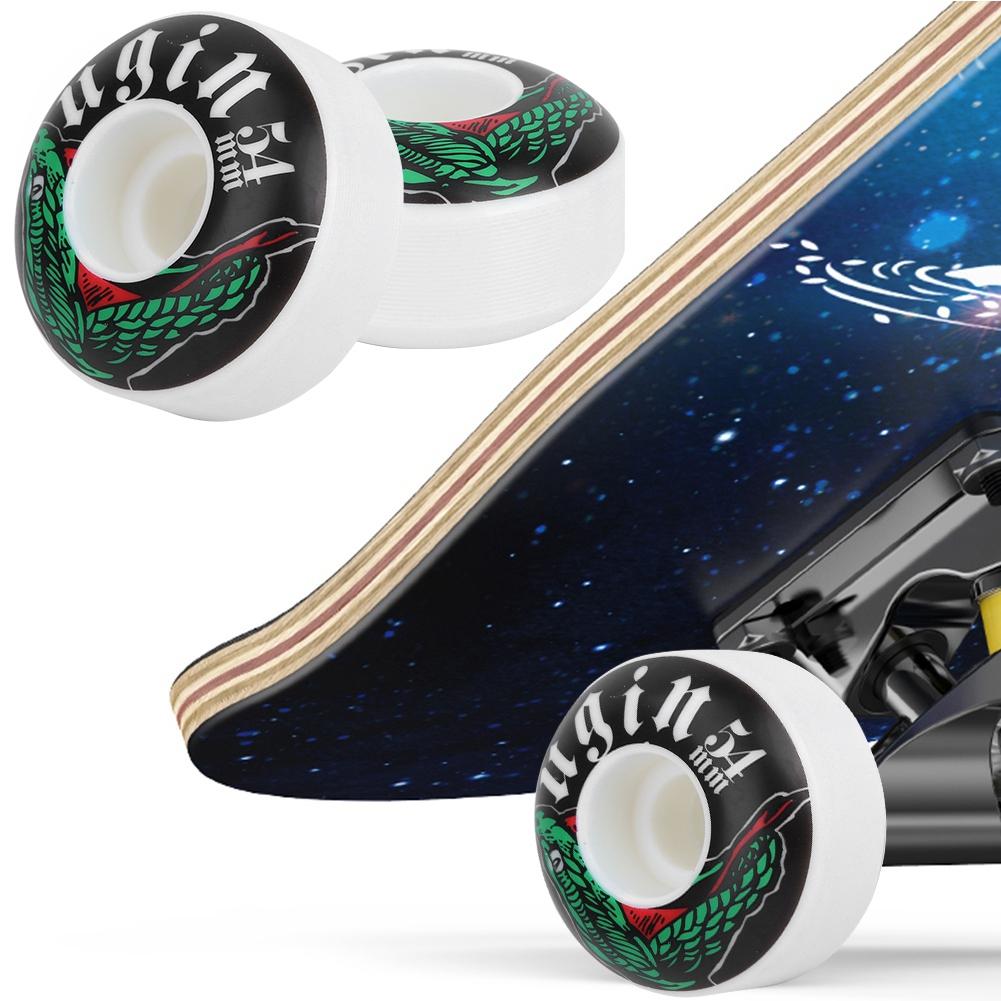 4 pcs 54*32MM PU Road Skate Long Board Wheel High Strength Skateboard Wheels