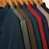 Men S Premium Fleece Thick Casual Business Polo Shirt