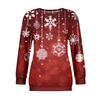 Damen Lässig Langarm Rundhals Sweatshirt Passform Plissiertes Oberteil