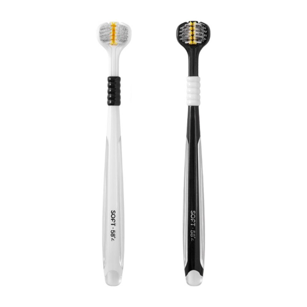 U-shaped Three Sided Toothbrush 3D Fully Wrapped Soft Bristled Cleaning Brush Adult Household Gift Tooth Care