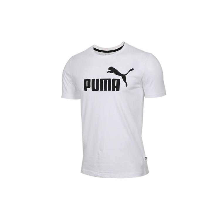 PUMA ESS NO.1 Logo Round Neck Short Sleeve White Men s 844642-02 XXL