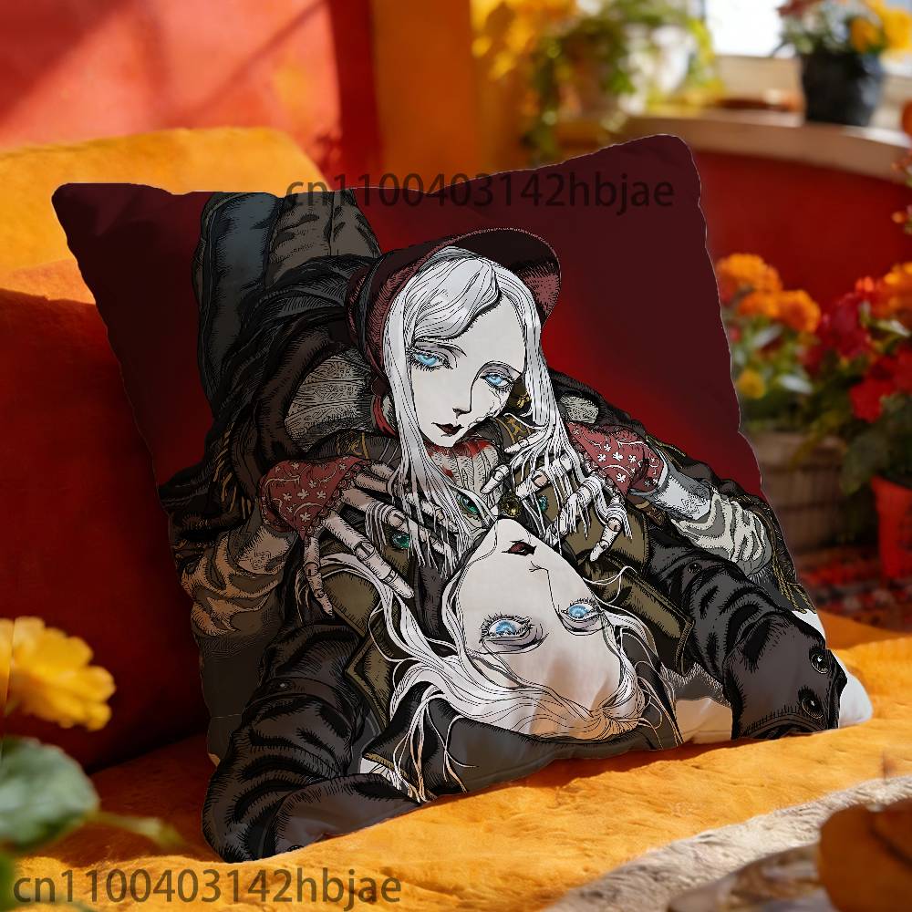Lady Maria B-BloodborneS Pillowcases Bedroom Living Room Sofa Home Decor Polyester Cushion Cover with Zipper