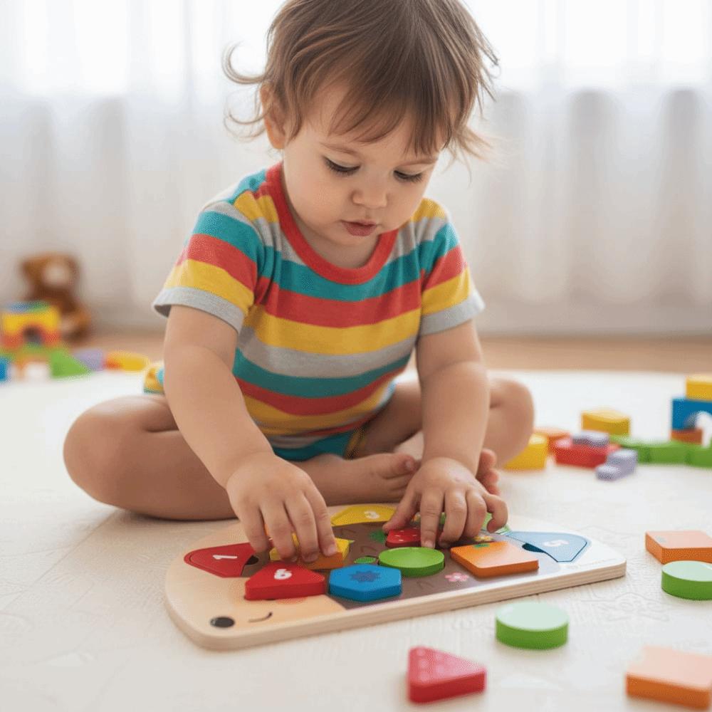 Cartoon Shape Montessori Puzzle Toy Colorful Design Tangram Jigsaw Game Wooden Puzzle Home Use