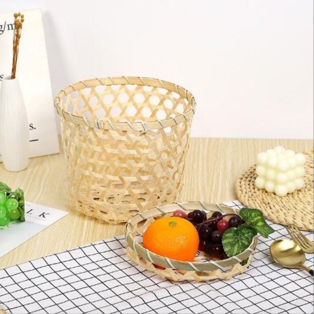 Round Drain Water Sieve Raft Dustpan 4 Styles Rice Fruit Bread Basket  Daily Use Storage