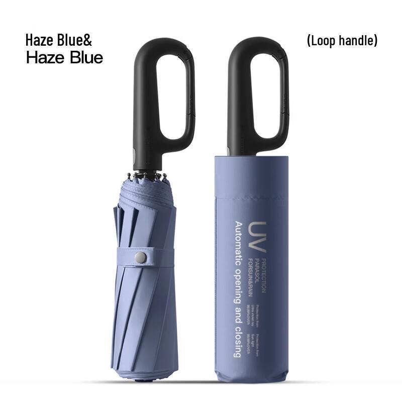 MAYDU Automatic Tri-Fold Sun & Rain Umbrella