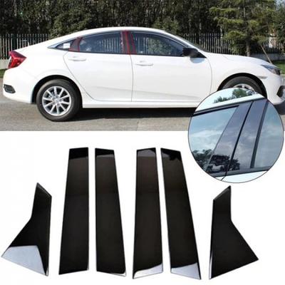 For 2016- 2020 Honda Civic 10th Pillar Post Door Trim Car Auto Accessories US ED