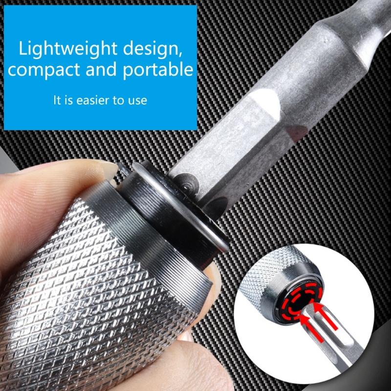 Quick To Change Impact Wrench Adapter Set Including Square Shank Drill Bit and Buffer Function for Smooth Operation