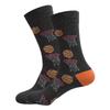 Men's Large-Sized Mid-Calf Cotton Stockings In Animal Life Series Theme Trendy Stockings