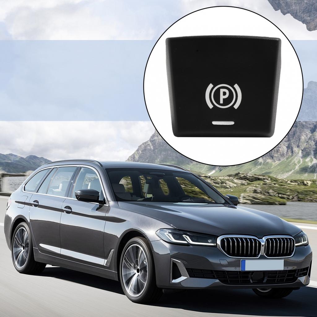 Tlačítko parkovací brzdy Kryt ruční brzdy Přepínač stisknutí a potažení