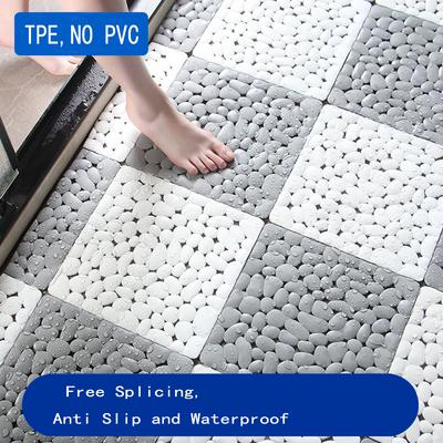 Hydrophobe wasserdichte Badezimmer-Spleiß-Haushaltsartikel, rutschfeste Kunststoffmatte, Badematte, Pad-Teppich