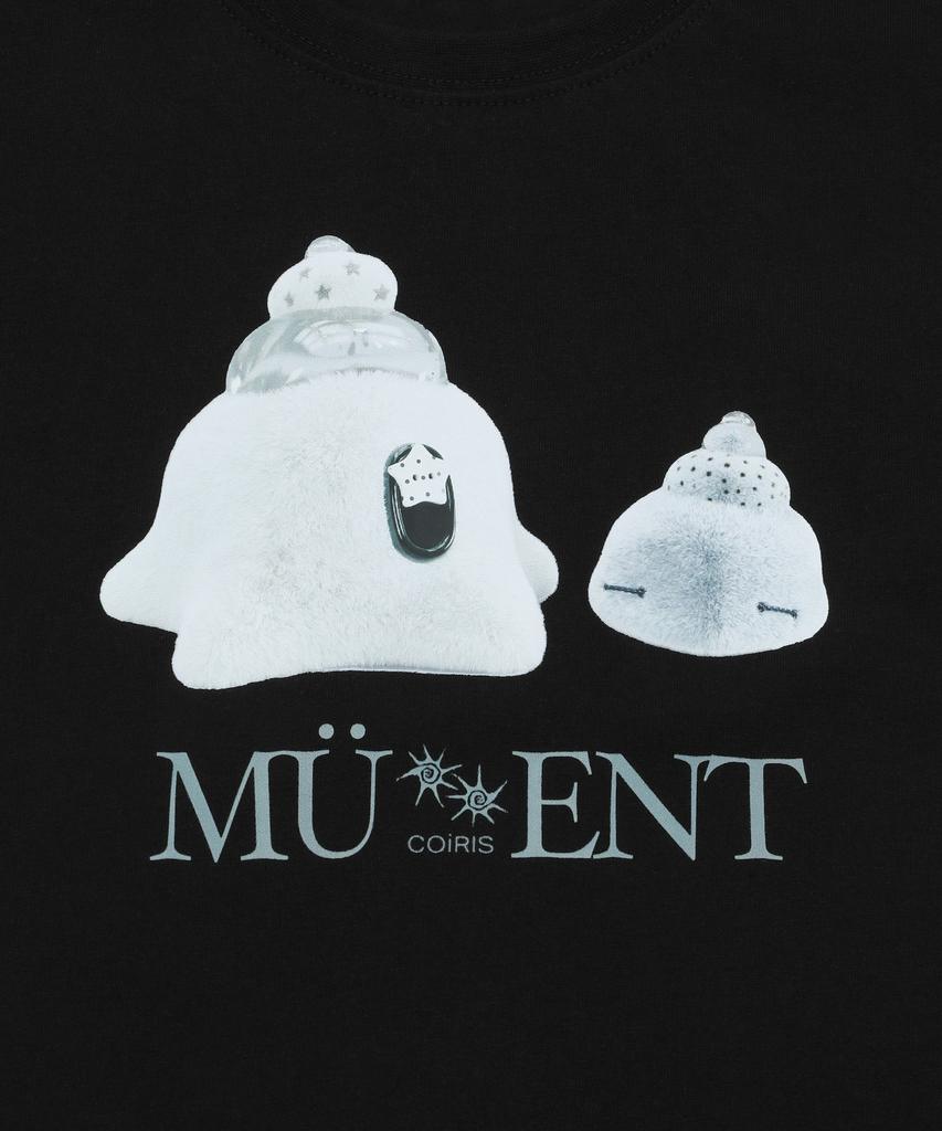 MUCENT X Koiris Marine Side Leather Patch Short Sleeve T-Shirt (2 Colors)