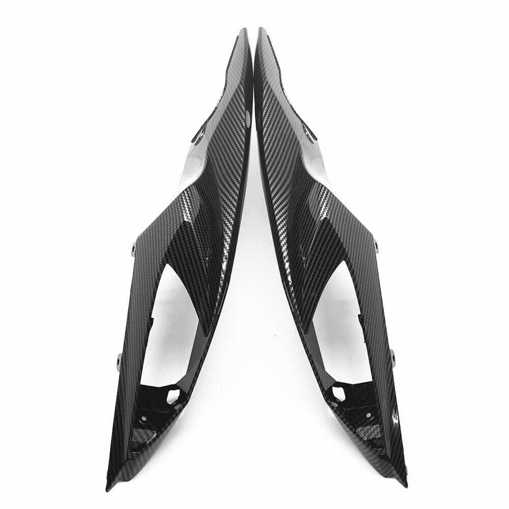 Rear Tail Side Seat Cover Fairing 2PCS 2x Carbon Fiber Motorcycle Part Replacement For SUZUKI GSXR 600 750 11-22