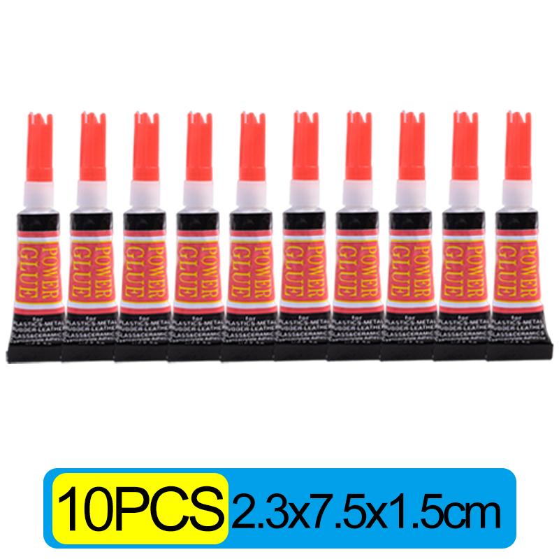 

50x Liquid Super Glue Wood Rubber Metal Glass Cyanoacrylate Adhesive Stationery Store Nail Gel 502 Instant Strong Bond Leather