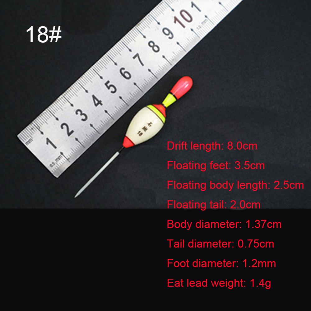 New Eye-catching Portable Balsa Flotteur Wooden Balsa Wood Thick Tail Fishing Floats