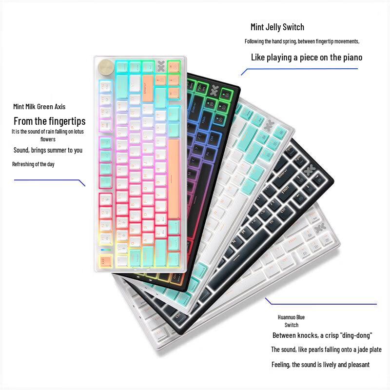 Lenovo XiaoXin K5 Pro Tri-Mode Wireless RGB Mechanical Gaming Keyboard