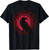 Odin Ravens Huginn & Muninn VEGVISIR TShirt Vikings Myth Tee T-Shirt