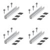 Optimize The Performance Of Your PV System With Solar Panel Bracket Fastening Balcony Power Plant Rail Enhanced Stability