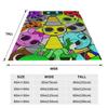 Sprunki Incredibox Game Throw Blanket for Couch  Soft Fuzzy Plush Blanket 50x60 Inch Multiple Sizes Bedspreads for All Seasons
