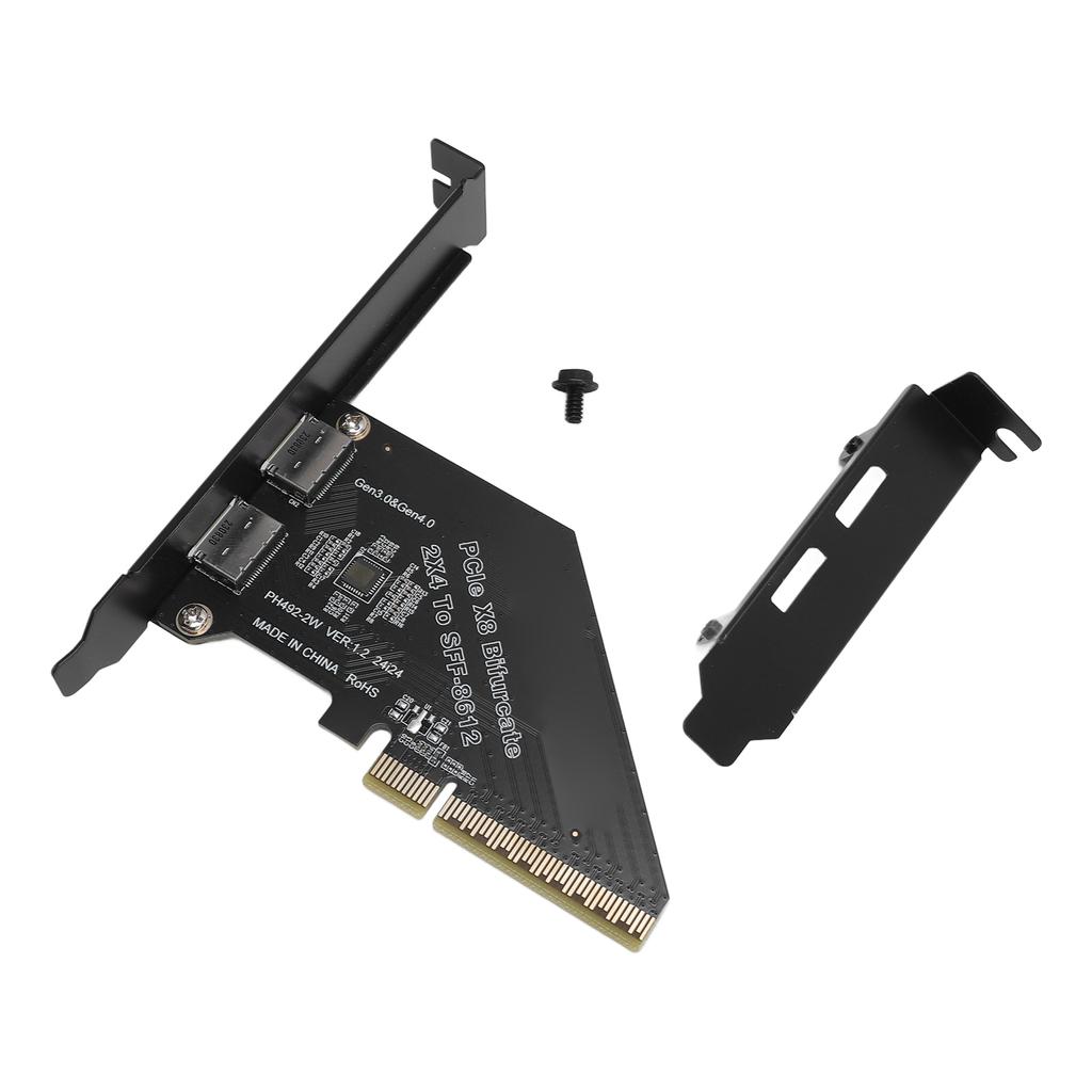 PCIe 4.0 X8 to Oculink Card High Speed Data Transfer 128 GT s SFF 8612 Secure Connection External Graphics Card for
