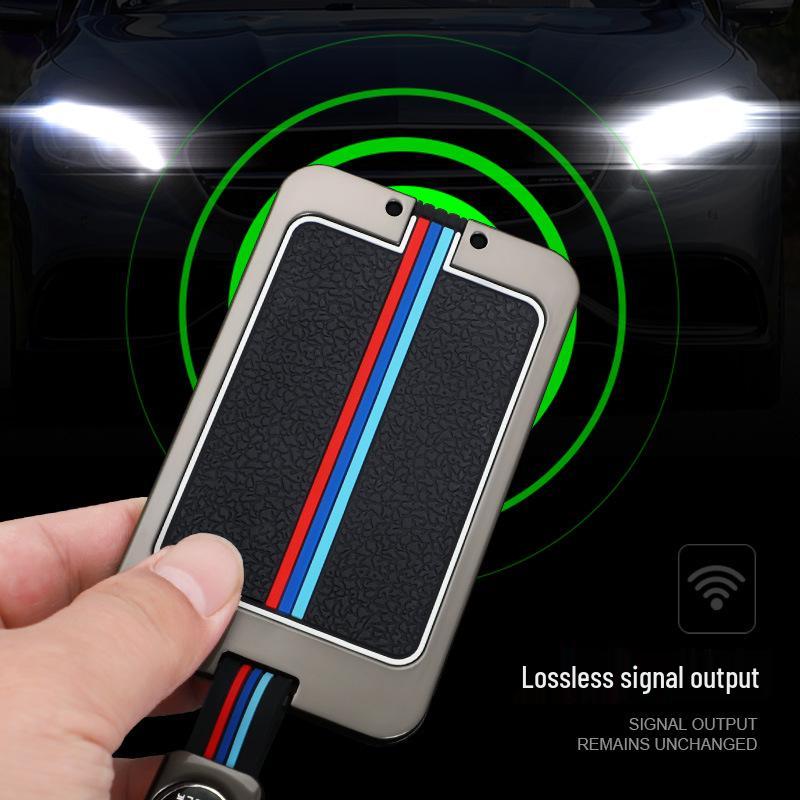 High-End Aluminum Alloy Key Cover for BYD Han EV, Qin, Song Pro, and Han DM