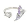[Symphony Star Ring] Enamel Dripping Oil Fishtail Star Opening Ring Zircon Niche Light Luxury High-End Stacked Ring