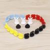 Disposable Coffee Cup Lids Stoppers Injection Caps Heart-Shaped Circle Plug Takeaway Packing Milk Tea Cups Leak Proof Plug