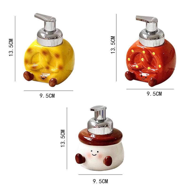 soap dispenser Creative ceramic mousse foam bubble bottle Toilet washstand hand lotion bath gel shampoo sub bottle