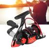 Metal Spinning Wheel Spool Sea Rod Lure Rock Fishing Long Shot Reel Tackle Black RedDM3000
