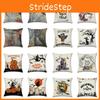 Decorative Halloween Linen Cushion Cover With Bright Colors And Versatile Home Decoration