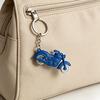 Keychain Pendant Motorcycle Design Zinc Alloy Key Chain with Metal Chain Buckle Lightweight Key Holder Backpack Car Accessory