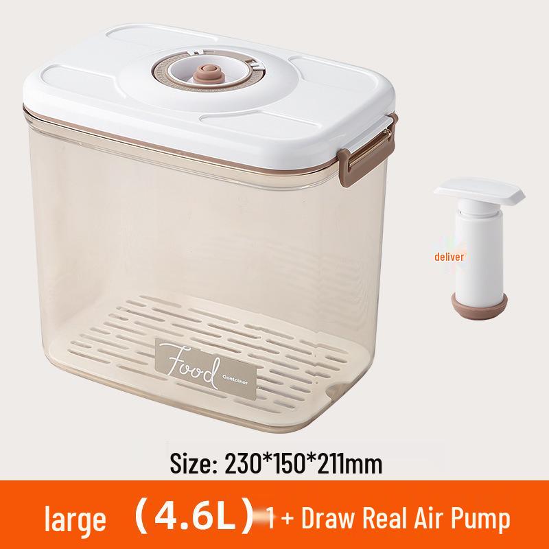 Food Grade Vacuum Sealing Storage Box with Manual Pump