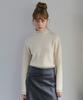 Paul And Alice Line Turtleneck Pullover / Ivory