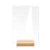 Transparent Acrylic Wedding Table Number Signs: Hexagonal, Rectangular, and Round DIY Seating Cards.