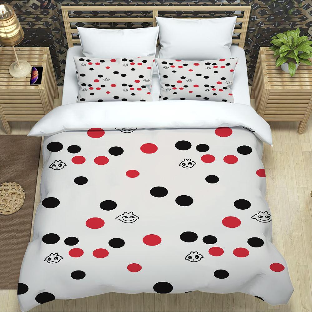 Simple Cartoon Quilt Set Three-Piece Set Four-Piece Set, Home Textile Printing